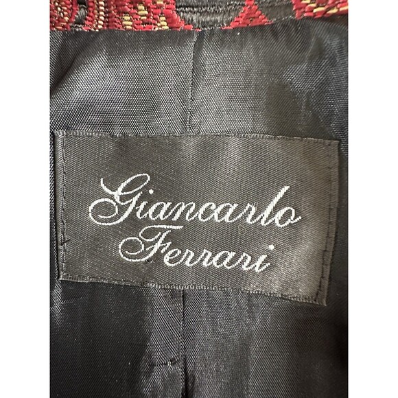 Vintage Giancarlo Ferrari Womens Tapestry Jacket Size 6 Open Front Paisley Boho - Picture 11 of 15
